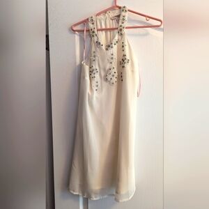 Forever 21 Midi Dress Cream Color